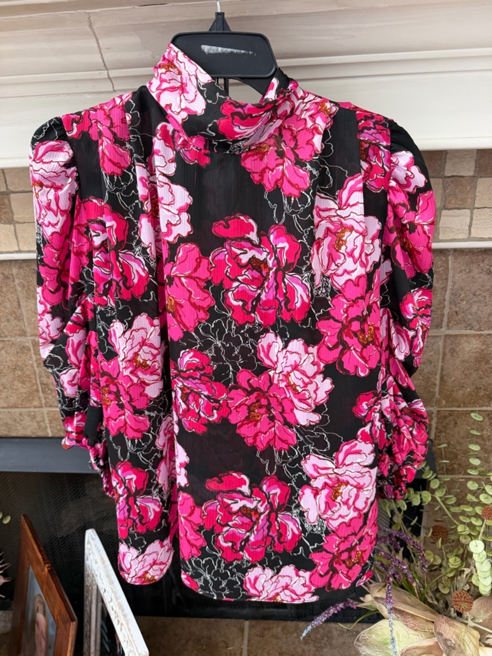 NWT MISA LOS ANGELES luella top in pink peony Sz M